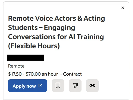 Training AI Voices